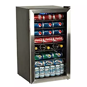 EdgeStar BWC120SS 103 Can and 5 Bottle Extreme Cool Beverage Cooler - Stainless Steel