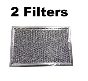 Grease Microwave Filter for Frigidaire PS466987 (5-7/8 x 7-7/8 x 3/32) 2 PACK