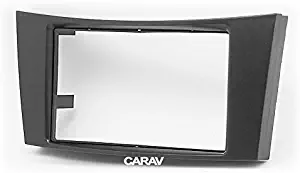 Carav 11-451 Double Din car dash installation kit Radio Stereo Facia Fascia Panel Frame DVD Player Dash Install Panel for MERCEDES-BENZ E-klasse (W211) CLS-klasse(C219) 2004-2010 with 17398mm