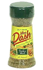 Mrs. Dash Seasoning, Table Blend, All-Natural, Salt-Free, 2.5-Ounce Shaker (Pack of 6)