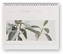 Dash & Dot 2020 Slow Life Desk Calendar # White