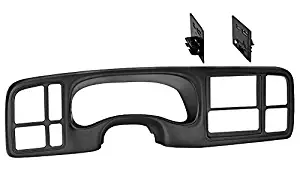 Ai GMK346TB Double DIN Dash Kit for 1999-2002 GM Trucks/SUV's OEM Textured, Full Size, Black