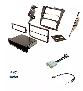 Premium Car Stereo Install Dash Kit, Wire Harness, and Antenna Adapter for Installing an Aftermarket Radio for 07-12 Nissan Altima w/Digital AC Climate Control - Not Compatible w/Manual Climate Knobs