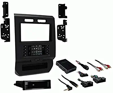 Metra 99-5834CH 1 or 2-DIN Radio Dash Install Kit for Select Ford F150 F250 F350 F450 F550 2015-2018