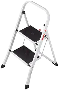 2-Step Steel Step Stool with 330 lb. Load Capacity