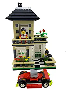 Happy Town Toys City Inn Tan House Building Blocks Building Bricks Toy Set