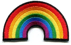 Gay Pride Lesbian Rainbow Flag Retro Love LGBT Appliques Hat Cap Polo Backpack Clothing Jacket Shirt DIY Embroidered Iron On/Sew On Patch