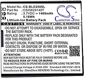 XPS Replacement Battery Compatible with BLU D250, Dash L2, Dash L3 PN C505629140I, C505629140L, C505629140T