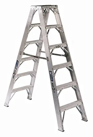 439; Aluminum 375 lb. Twin Stepladder, Type IAA