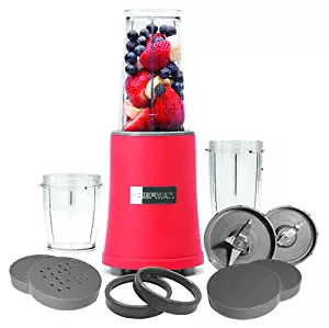 Chefman RJ28-12R 12-Piece Ultimate Blender Set, Red