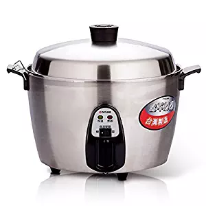 TATUNG 10-CUP All Stainless Steel Rice Cooker Indirect Heating 10~11 PERSON (110V) US Plugs