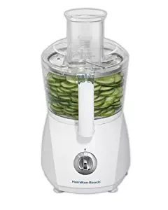 Hamilton Beach 70610 500-Watt Food Processor, Standard Packaging, White