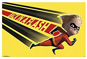 Trends International Disney Pixar The Incredibles 2 - Dash Wall Poster, 22.375" x 34", Unframed Version