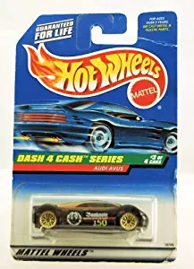 Hot Wheels - 1997 - Dash 4 Cash Series - Audi Avus - Black & Gold - #3 of 4 cars - Collector #723 - Limited Edition - Collectible 1:64 Scale by Hot Wheels