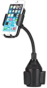 Car Mount Cup Holder Swivel Cradle for Moto e6 Phone, Dock Gooseneck Stand Compatible with Motorola Moto e6