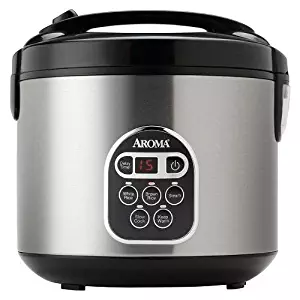 Aroma Digital Rice Cooker - Stainless Steel (20 cups) ARC-1030SB