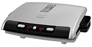 George Foreman 6-Serving Removable Plate Electric Indoor Grill and Panini Press, Silver, GRP99