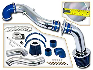 Rtunes Racing Cold Air Intake Kit + Filter Combo BLUE Compatible For 98-03 Ford Escort ZX2 2.0L L4