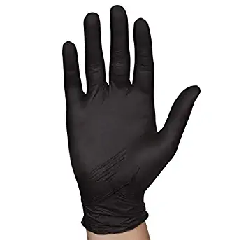 Foodhandler Black Nitrile Gloves 250 ct. Large (Large)