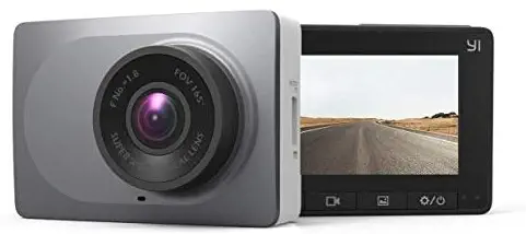 YI Smart Dash Cam, 2.7" Screen 1080P60 Full HD 165 Wide Angle Front Dashboard Camera Car DVR Vehicle Recorder with ADAS, G-Sensor, Phone APP, WDR, Loop Recording - Grey (Renewed)