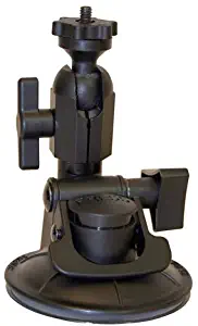 Panavise ActionGrip 13120 Single Knuckle Suction Cup Camera Mount (Matte Black)