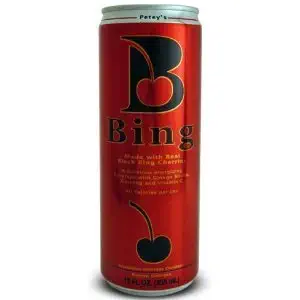 9 Pack - Petey's Bing - Cherry - 12oz.+ Energy Drink Outlet Sticker