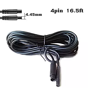Dash Cam Rear View Backup Camera Reverse Car Recorder Cable Extension Cord (4-pin 16.5ft)