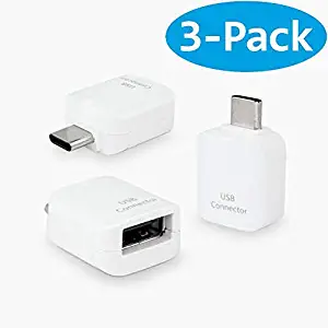 OTG MicroUSB to USB Works for BLU Dash J with Full Speed On-The-Go Power [3 Pack]