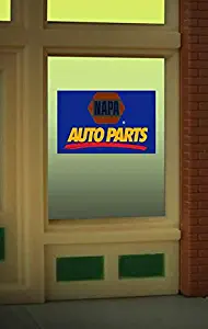 Miller Engineering 8895 HO/O NAPA Auto Parts Animated Window Sign