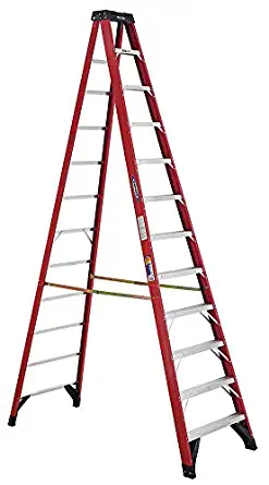 Werner, 6312, 12' Fiberglass 375 Lb. Stepladder, Type Iaa