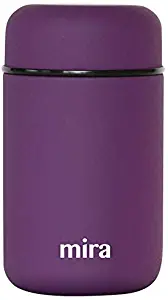 MIRA Lunch, Food Jar | Vacuum Insulated Stainless Steel Lunch Thermos | 13.5 oz | Purple