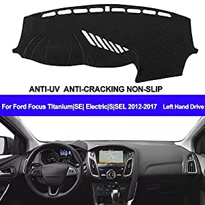 XIANGFA Car Dashboard Cover Dash Mat Dash Pad Carpet Dashmat Anti-UV For Ford Focus Titanium/SE/Electric/S/SEL 2012-2016 2017