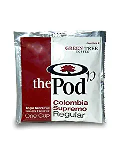 The POD, 1-Cup Coffee Pods - Colombia Supremo (Regular) 250 Pods/Box