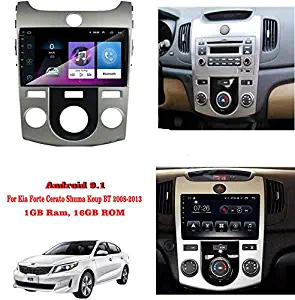 9" Android 9.1 (1+16) G Car DVD Radio Stereo GPS Navi for Kia Forte Cerato Shuma Koup BT 2008-2013