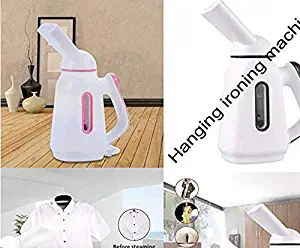 Portable Garment Steamer - Handheld Fabric Steamer Fast Heat-upIroning Machine - Powerful Handheld Clothes Steamers Wrinkle Remover,Cleaner (Red)