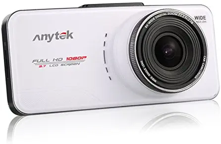 16GB TF Card+Original Anytek@ FHD 1080P 2.7 inch TFT Screen Best Dash Cams DVR Car Dashboard Camera Car Camcorder 170 Degree Wide Angle Car DVR With G-Sensor, WDR, Loop Recording.