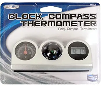 Custom Accessories 11159 Compass, Clock and Thermometer Combo