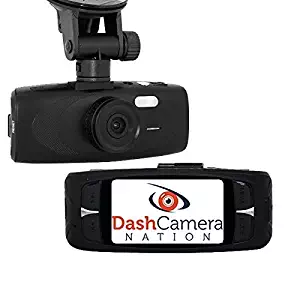 DashCameraNation G1WH Dash Camera, 36-Month Warranty, Full High Definition 1080p Dashboard Camera. Genuine Novatek NT96650 & Aptina AR0330 Processors.
