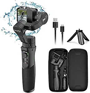 3-Axis Handheld Gimbal Stabilizer for GoPro Action Camera, Splash Proof Gimbal Tripod Stick with Motion Time-Lapse APP Control for Gopro Hero 7/6/5/4, SJCAM, YI Cam, Sony RX0 - Hohem iSteady Pro 2