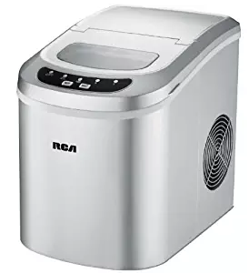 RCA RIC102-Silver Compact Ice Maker, Silver