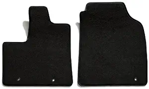 Premier Custom Fit 2-piece Front Carpet Floor Mats for Chevrolet Corvette (Premium Nylon, Black)