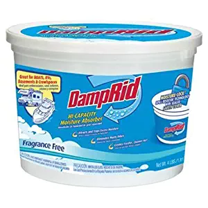 DampRid FG50T Hi-Capacity Moisture Absorber, 4-Pound Tub (pack of 4)