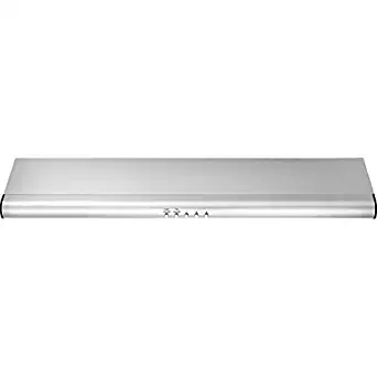 FHWC3040MS 30 Standard Under Cabinet Hood With 330 CFM External Exhaust Dual Halogen Lights Convertible Exhaust Duct Options Dishwasher-Safe Filters In Stainless Steel