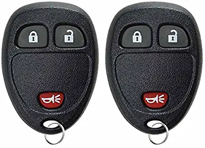 KeylessOption Keyless Entry Remote Control Car Key Fob Replacement for 15913420 (Pack of 2)