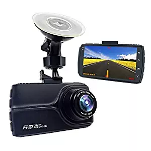E-ACE Dash Cam With GPS 1080p Full HD Car Dashboard Camera 3.0’’ IPS Screen Video Recorder With Night Vision, 170 Angle, WDR, G-Sensor, Loop Recording, Motion Detection Parking Monitoring[Alloy Shell]
