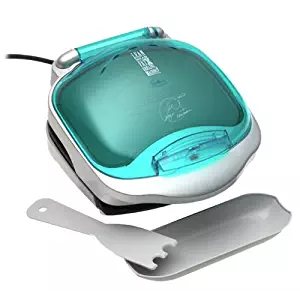 George Foreman GR10ABWT Champ Grill with Bun Warmer, Teal
