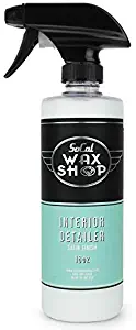SoCal Wax Shop Interior Detailer - Matte Satin Finish Car Interior Cleaner and Protectant for Plastic, Rubber, and Vinyl - Car Detailing Products, Cleaning Supplies and Auto Care Accessories