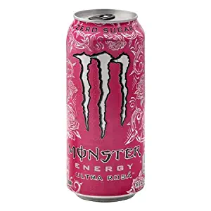 Monster Energy Drink Ultra Rosa 16 Oz Can (Pack of 12)