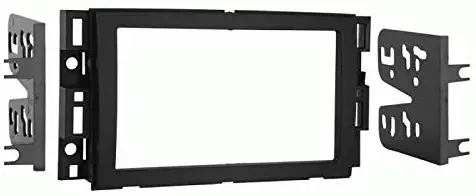 Carxtc Double Din Install Car Stereo Dash Kit for a Aftermarket Radio Fits 2007-2013 GMC Sierra Trim Bezel is Black