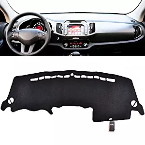 XUKEY Dashboard Cover for Kia Sportage 2011-2015 Dash Cover Mat